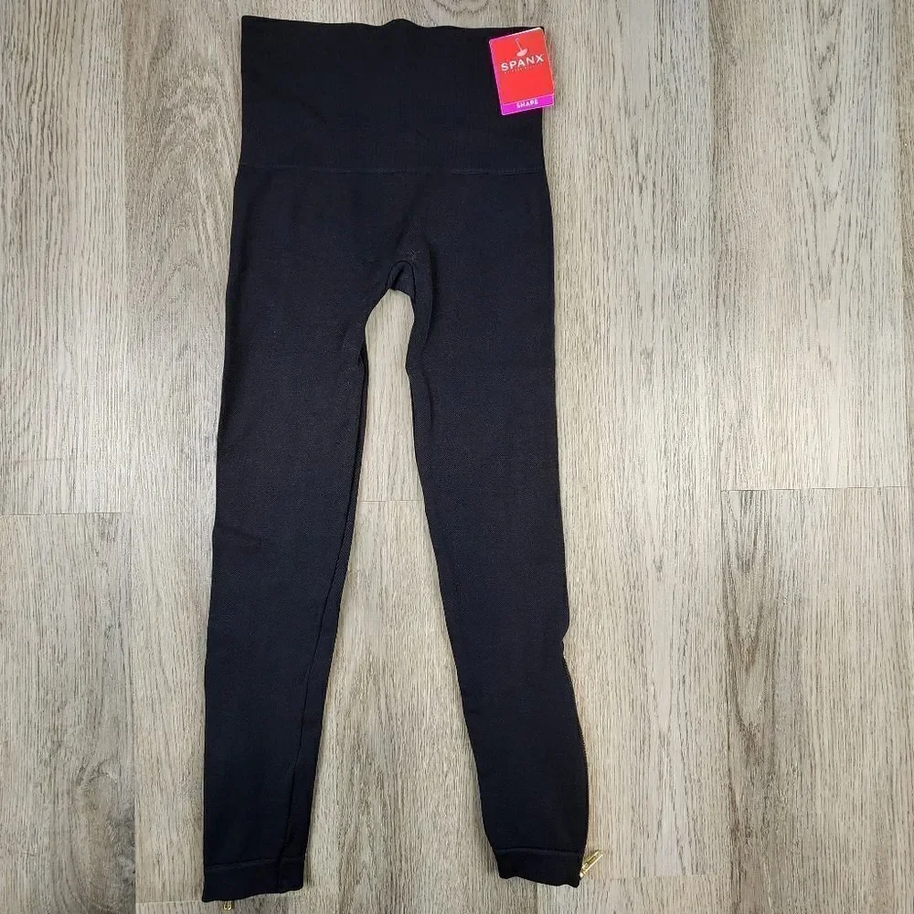 Spanx Look At Me Seamless Side Zip Leggings size S